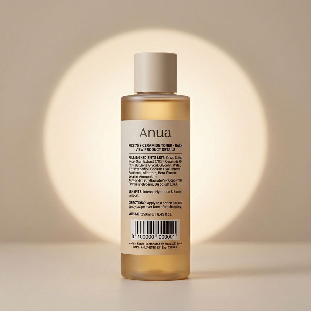 Anua Rice 70 Glow Milky Toner 250ml | Skinelle UK