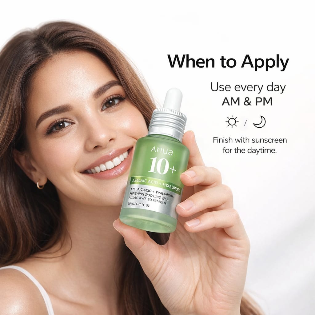 Anua Azelaic Acid 10 Hyaluron Redness Soothing Serum 30ml | Skinelle UK