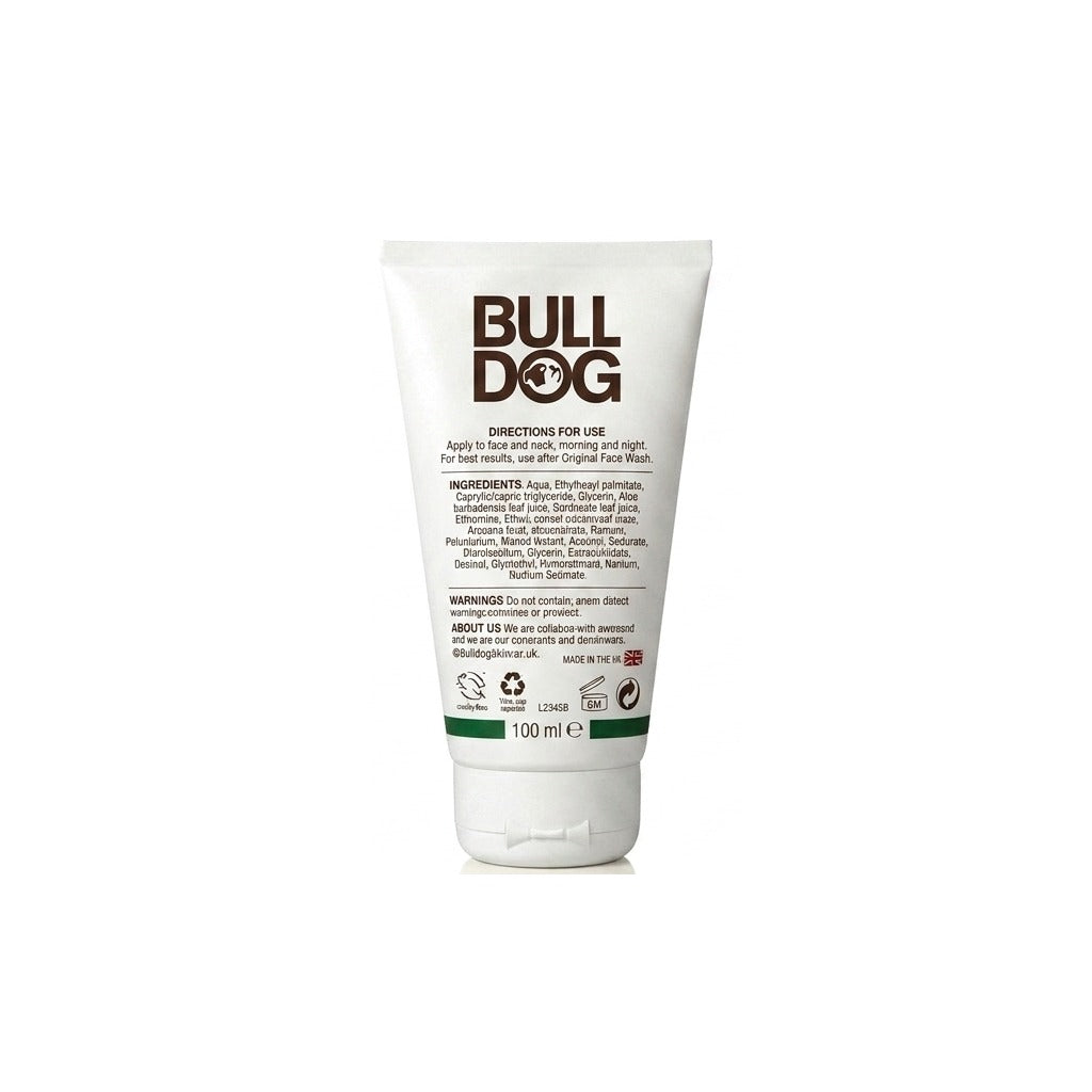 Bulldog Skincare Original Men's Moisturiser, Non-Greasy , 100ml