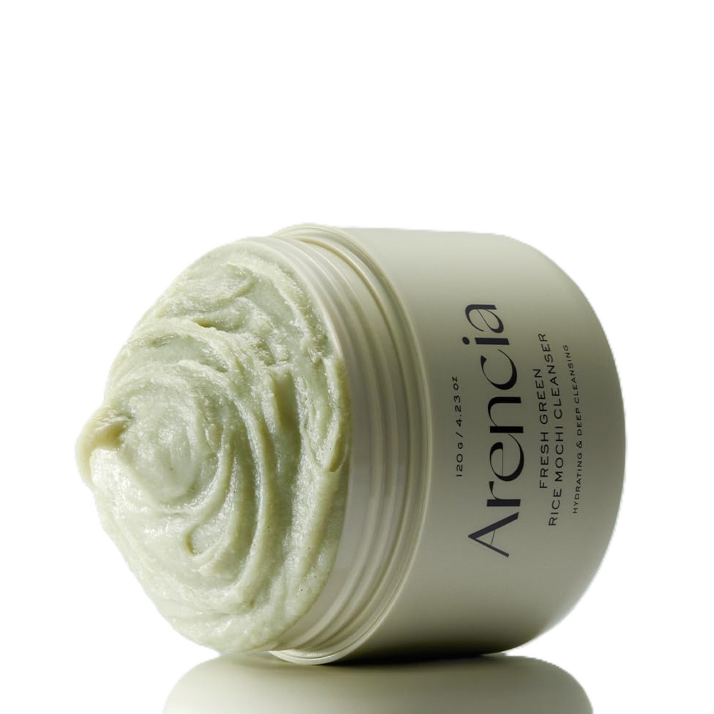 Arencia Korean Rice Mochi Face Cleanser - Face Mask, Foaming Cleanser, Gentle Scrub All in One - Deep Cleansing, Moisturizing, Pore Minimizing, Removing Blackhead- with Rice Water & Green Tea, Mugwort