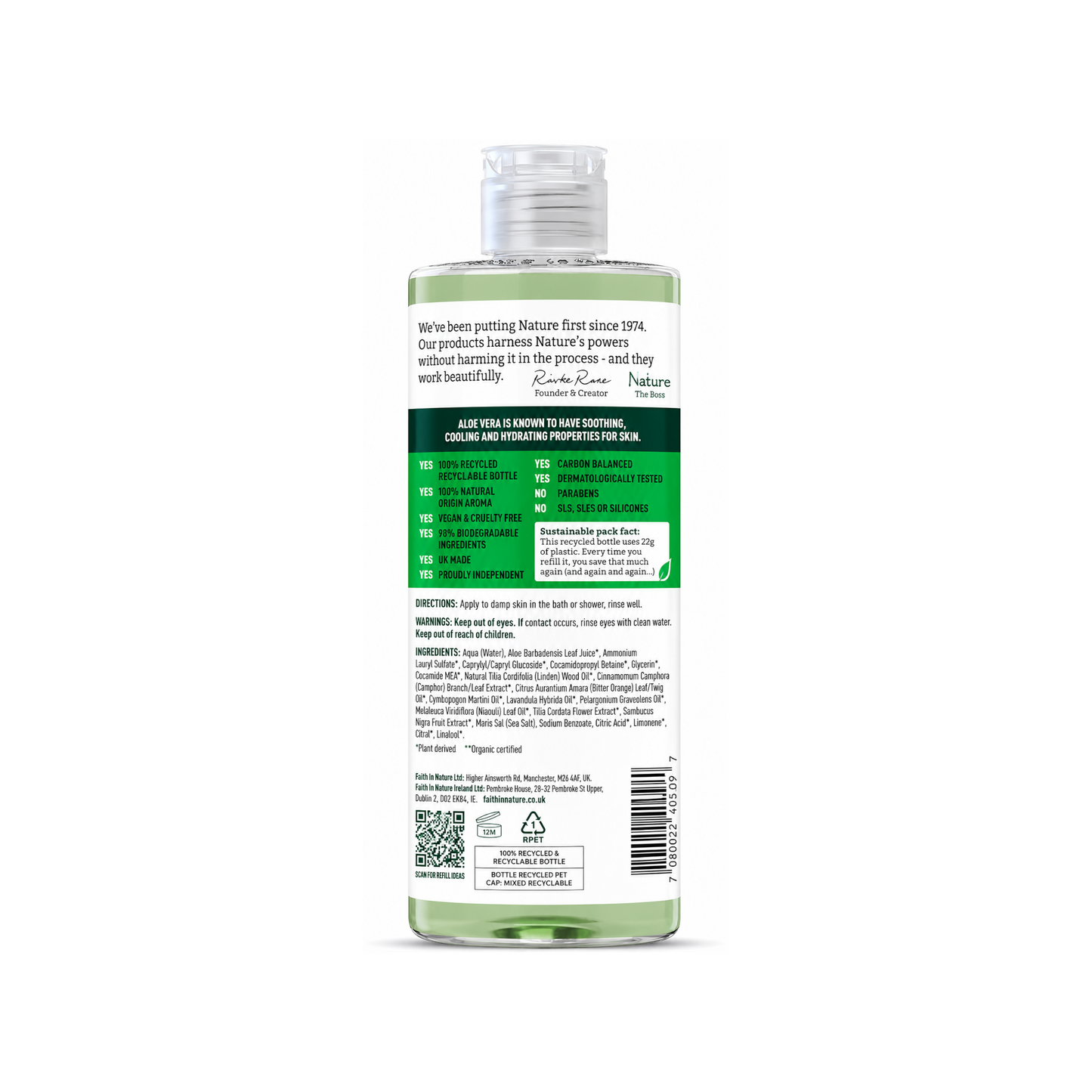 Faith In Nature Organic Coconut Conditioner, 400ml | SkinelleUk