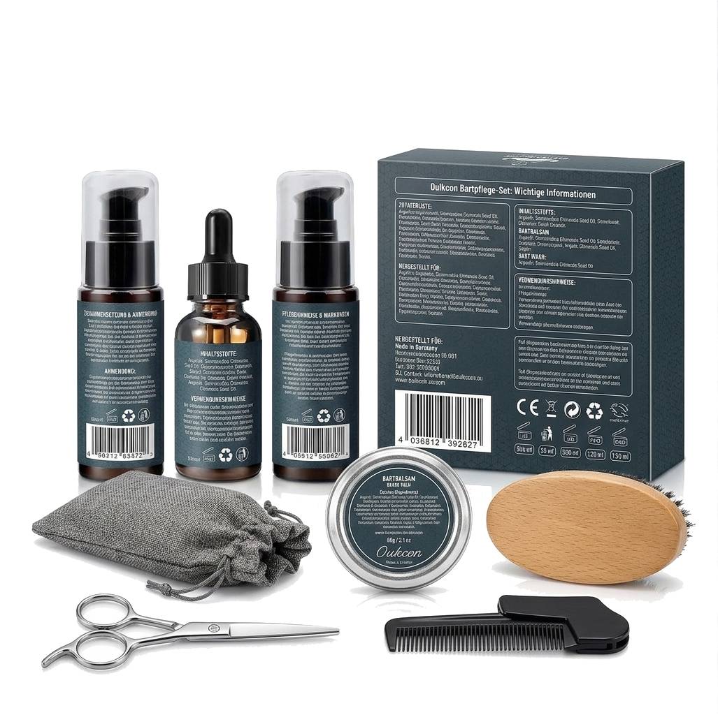 Beard Grooming Kit for Men 10 in 1 Beard Care Gift Set | Buy Online | Skinelle UK
