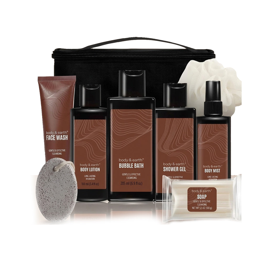 Bath and Body Gift Baskets for Men Body Gift Set | Buy Online | Skinelle UK