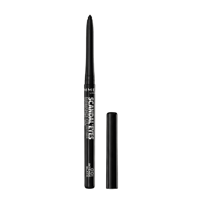 Rimmel London Scandalies Ex-Agagate Eye Definer, 001 Rich Black, 0.35 g