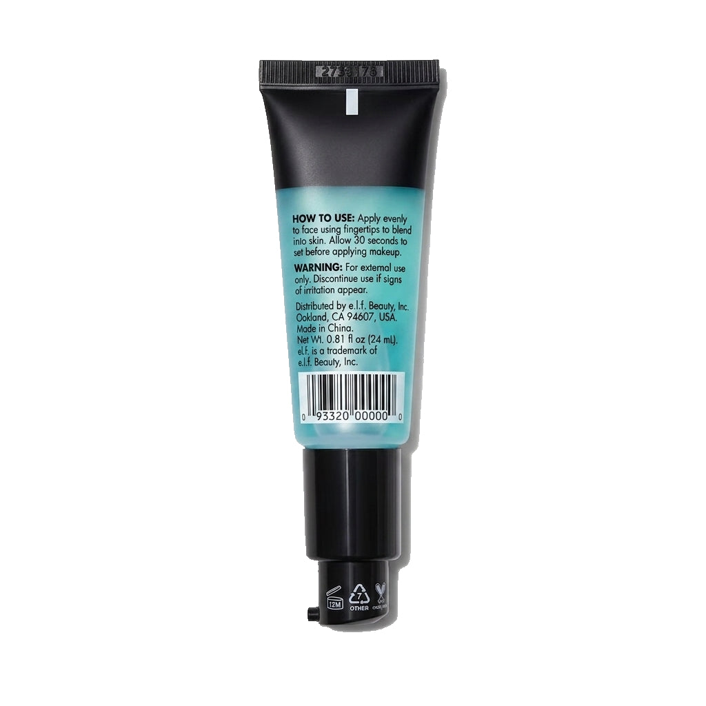 e.l.f. Power Grip Primer, Gel-Based & Hydrating Face Primer For Smoothing Skin & Gripping Makeup, Moisturizes & Primes, 0.811 Fl Oz, Clear