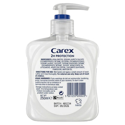 Carex Advanced Care Moisturising Antibacterial Hand Wash Pack of 6 x 250ml | Skinelle UK