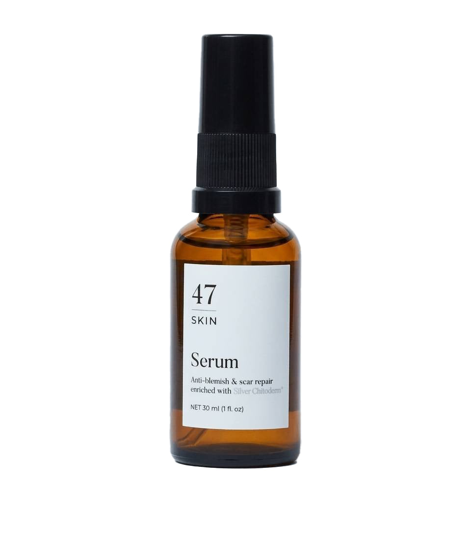 Skinelle Hydrating Face Serum with Silver Chitoderm for All Skin Types, Acne Treatment, 15ml