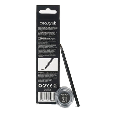 Beauty UK Cosmetics Pro Gel Eyeliner Number 1, Jet Black