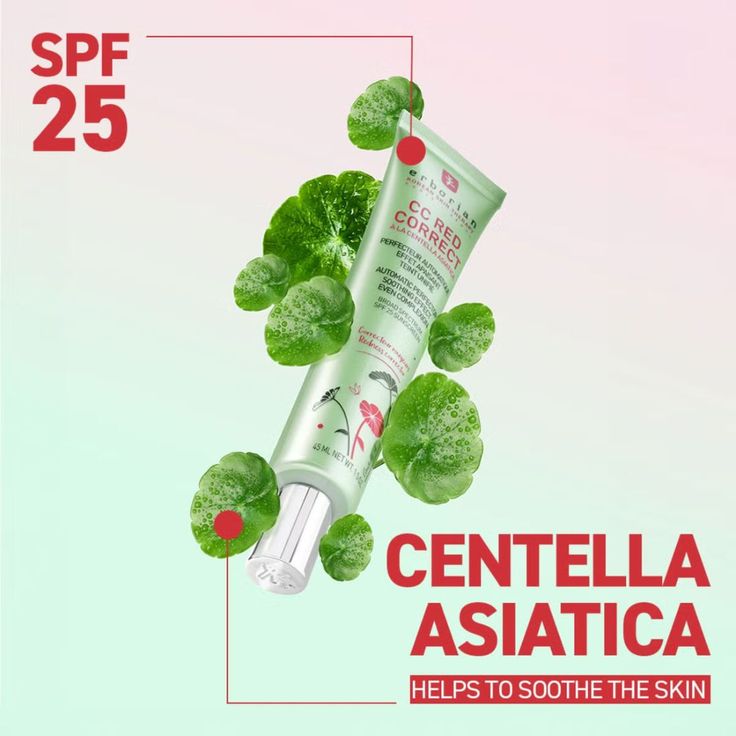 CC Red Correct with Centella Asiatica - Imperfection-Covering Complexion Perfector and Corrector