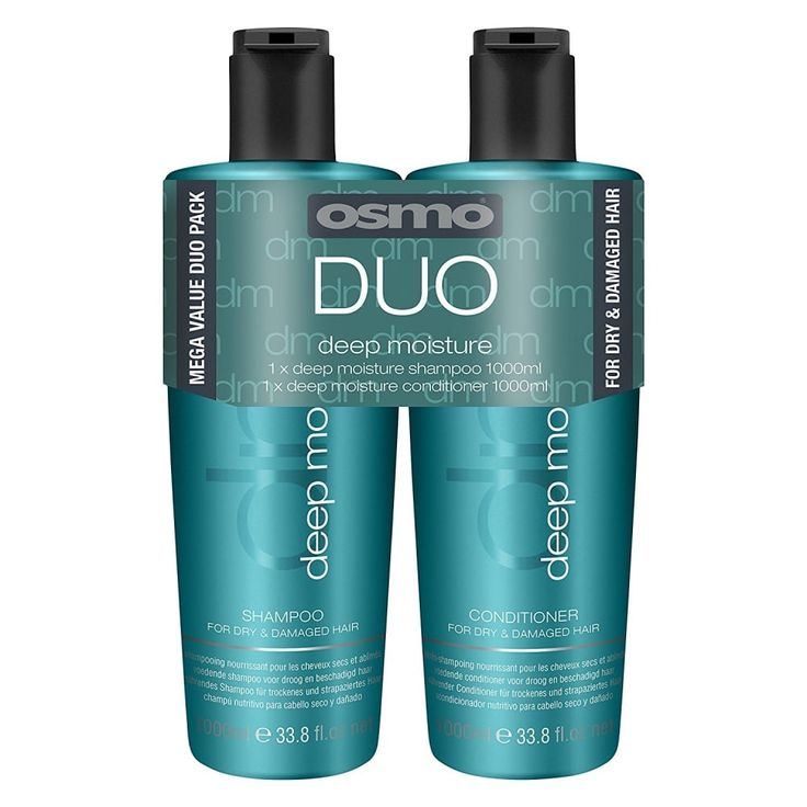 Osmo Deep Moisture Hair Shampoo & Conditioner 400ml Professional Home & Salon