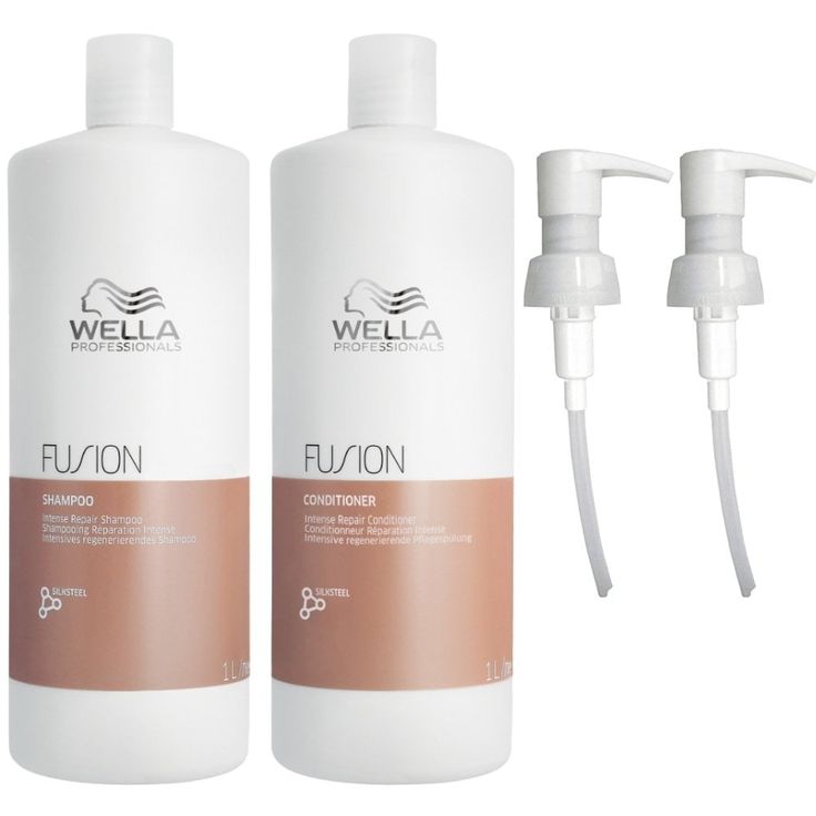 Wella Professionals Fusion Intense Repair Shampoo - Intense Repair Detangling Shampoo 1L