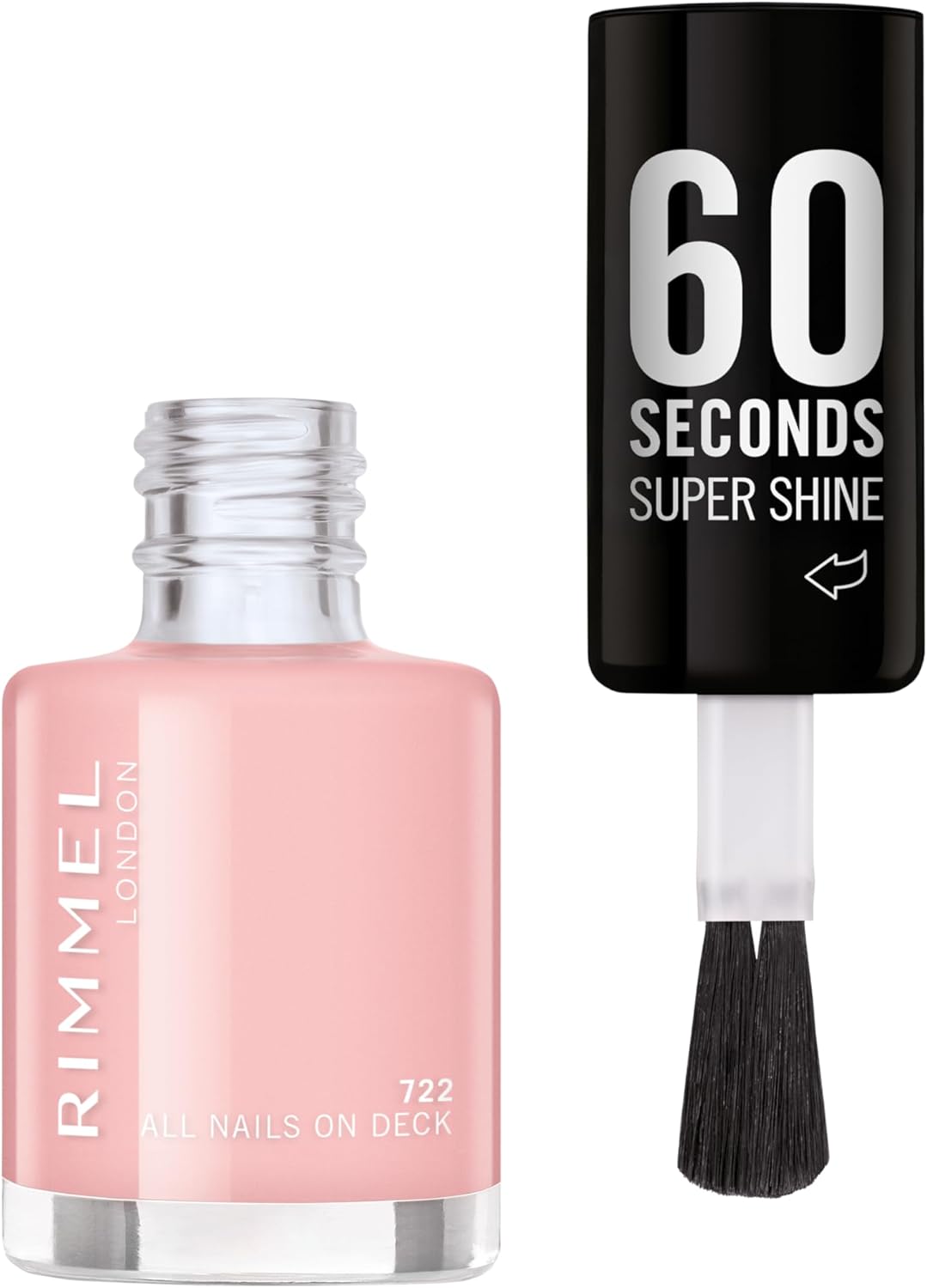 Rimmel 60 Seconds Super-Shine Nail Polish, All Nails On Deck, 8ml