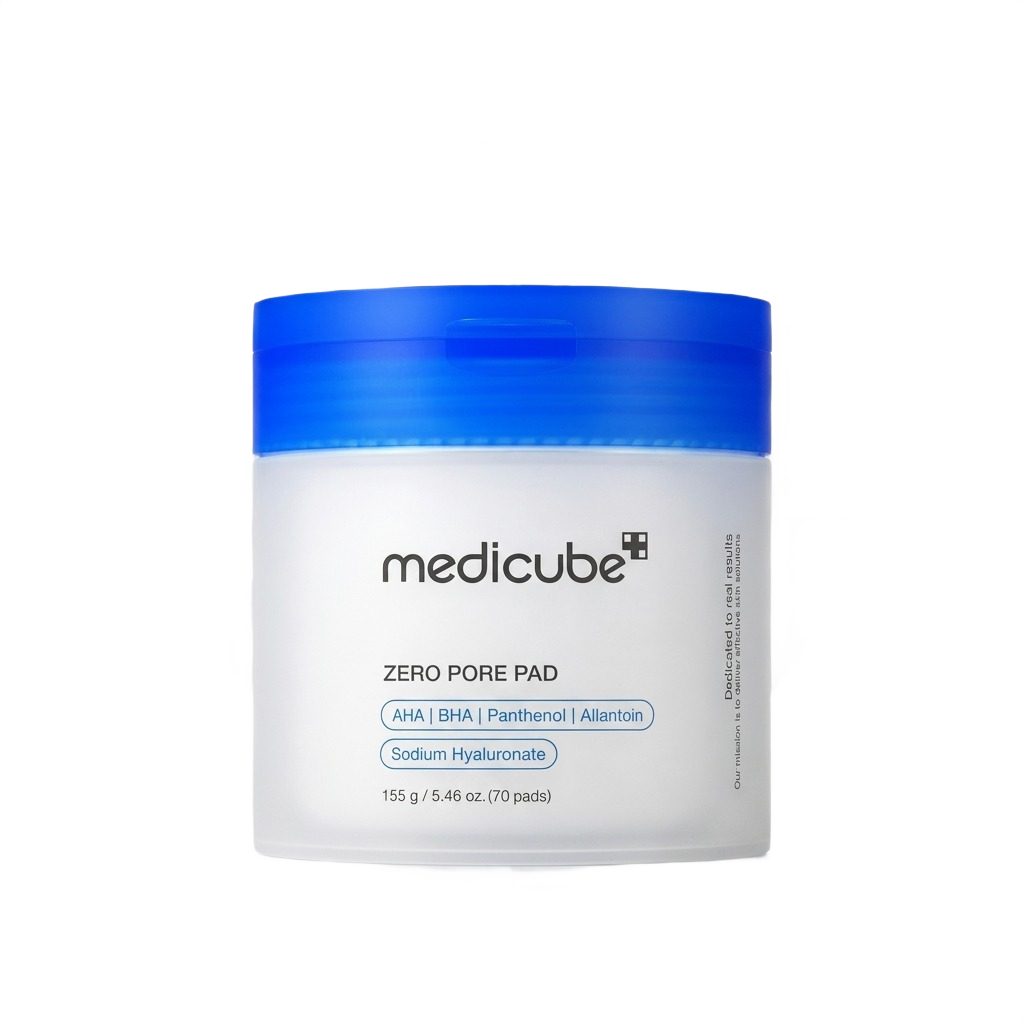 Medicube Zero Pore Pads 2.0 | AHA & BHA Exfoliating Toner Pads | SkinelleUK