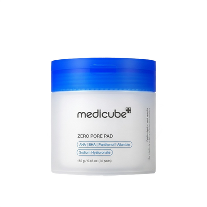 Medicube Zero Pore Pads 2.0 | AHA & BHA Exfoliating Toner Pads | SkinelleUK