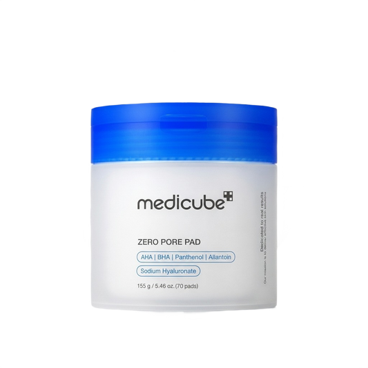 Medicube Zero Pore Pads 2.0 | AHA & BHA Exfoliating Toner Pads | SkinelleUK