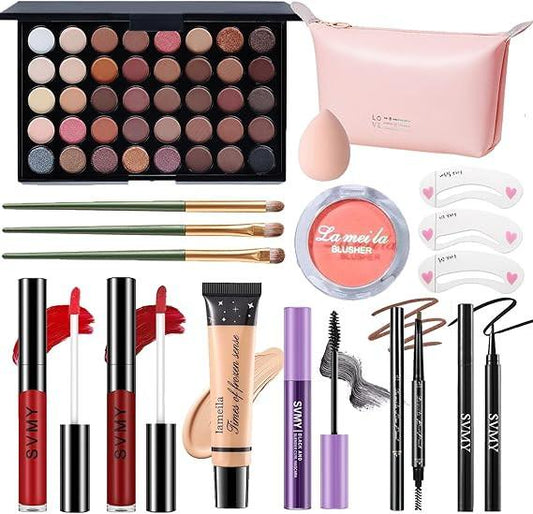 Makeup Set for Women, Full Kit for Beginners & Makeup Gift Set for Girls, Face & Eye Make Up | Skinelle UK