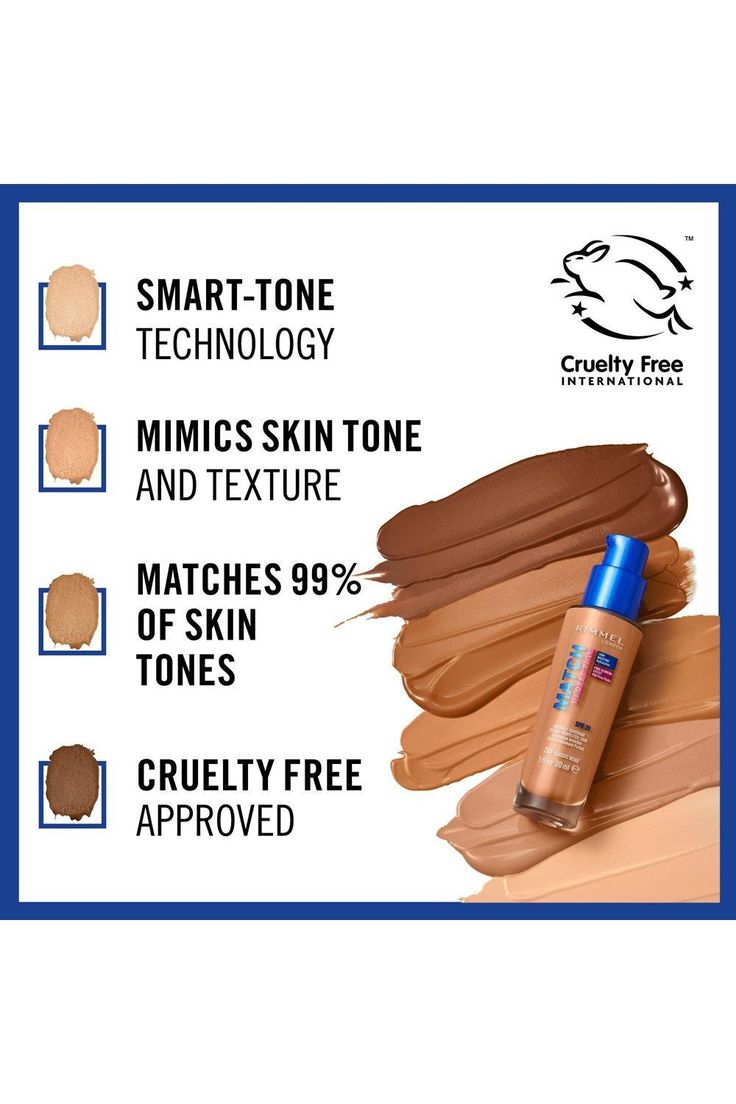 Rimmel Match Perfection Foundation 200 Soft Beige, Medium Coverage, 24hr Hydration,