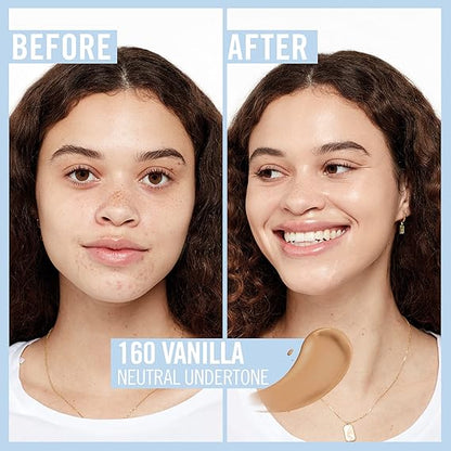 Rimmel Kind + Free Moisturising Skin Tint Foundation, Vanilla 160