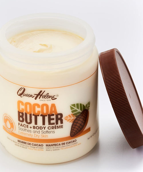 Queen Helene Natural Cocoa Crème, Cocoa Butter, 15 Ounce
