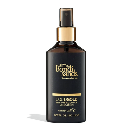 Bondi Sands Liquid Gold Self-Tan Dry Oil – Argan Oil, No Rinse, Golden Glow, Vegan (150ml)