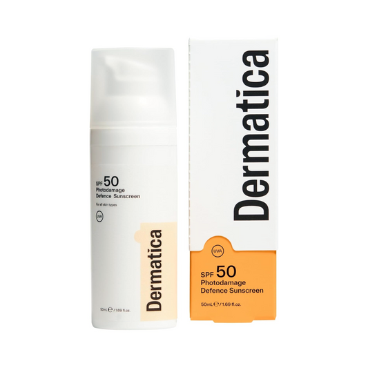 Dermatica SPF 50 Broad Spectrum Sunscreen – Anti-Ageing, Lightweight & Fragrance Free (50ml)