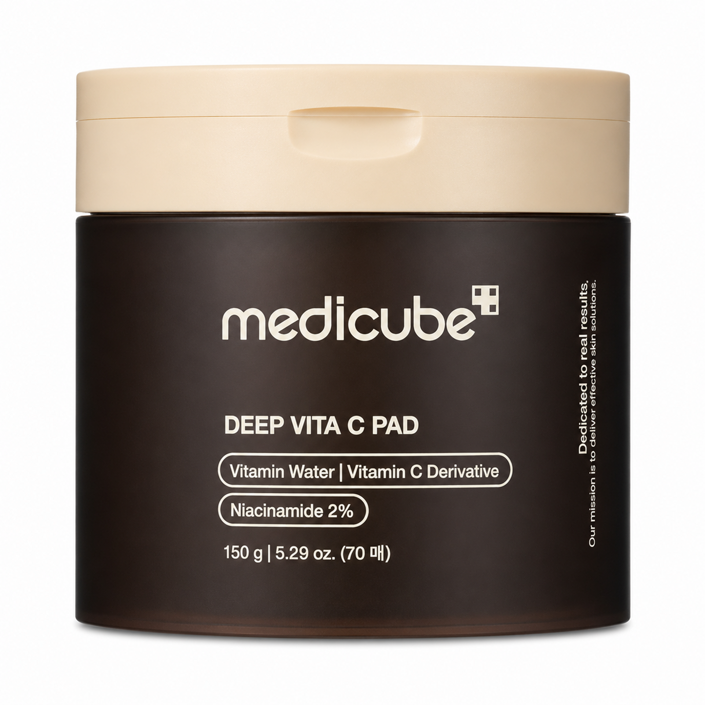 Medicube Deep Vita C Facial Pads, Vitamin C Toner Pads for Uneven Skin Tone, 500,000PPM of vitamin water & 3 types of vitamin, Hydrating & Resurfacing (70 sheets)