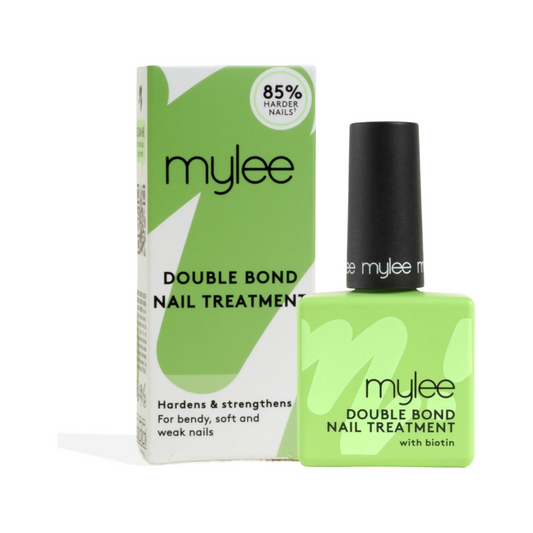 Mylee Double Bond Nail Treatment - 99% Nail Keratin Repair - KeraBuild Technology with Biotin, AHA & PHA - Strengthens, Rebuilds & Restores Weak, Soft or Bendy Nails - 13.5ml