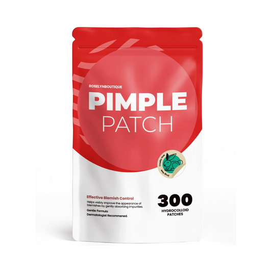 ROSELYNBOUTIQUE Pimple Patches - Hydrocolloid Spot Patches for Blemishes – 300 Clear Dots – Vegan & Cruelty-Free – Cosmetic Facial Skincare Product