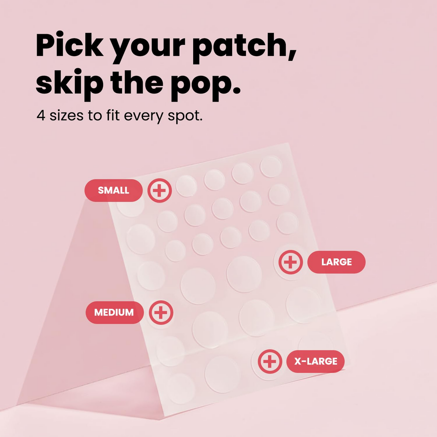 ROSELYNBOUTIQUE Pimple Patches - Hydrocolloid Spot Patches for Blemishes – 300 Clear Dots – Vegan & Cruelty-Free – Cosmetic Facial Skincare Product