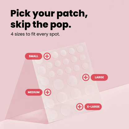 ROSELYNBOUTIQUE Pimple Patches - Hydrocolloid Spot Patches for Blemishes – 300 Clear Dots – Vegan & Cruelty-Free – Cosmetic Facial Skincare Product