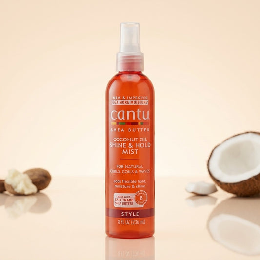 Cantu natural coconut milk shine and hold mist 8 oz 237ml