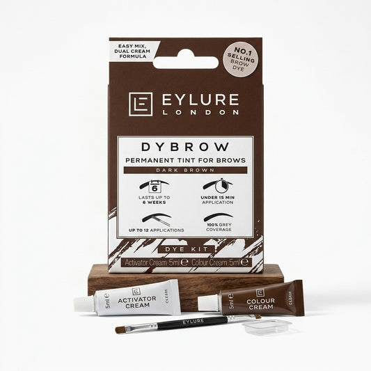 Eylure DYBROW Eyebrow Dye Kit, Dark Brown