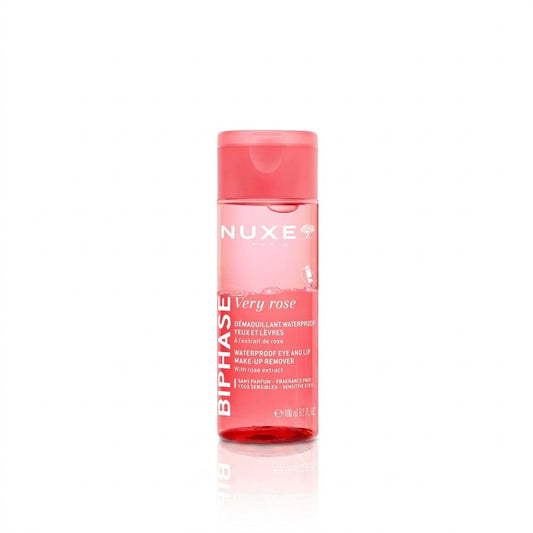 Nuxe Very Rose Waterproof Eye & Lip Make-Up Remover 100ml | Skinelle UK