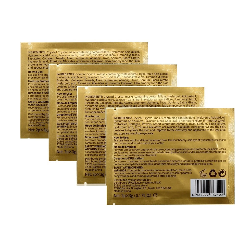 White Hyaluronic Collagen Eye Masks
