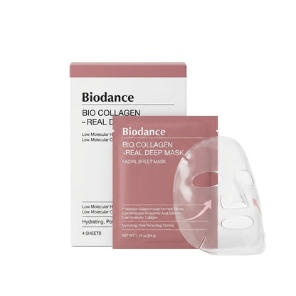 BIODANCE Bio-Collagen Real Deep Mask 1.19oz x 4 – Korean Skincare – Buy Online | SkinelleUK