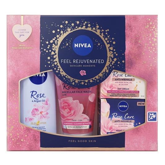 Nivea Feel Rejuvenated Gift Set - Rose Care