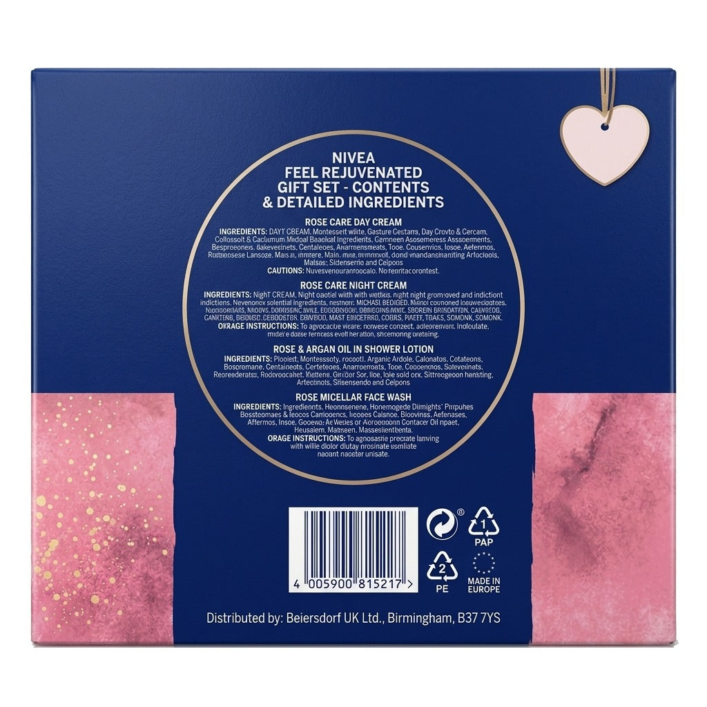 Nivea Feel Rejuvenated Gift Set - Rose Care