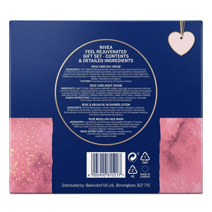 Nivea Feel Rejuvenated Gift Set - Rose Care