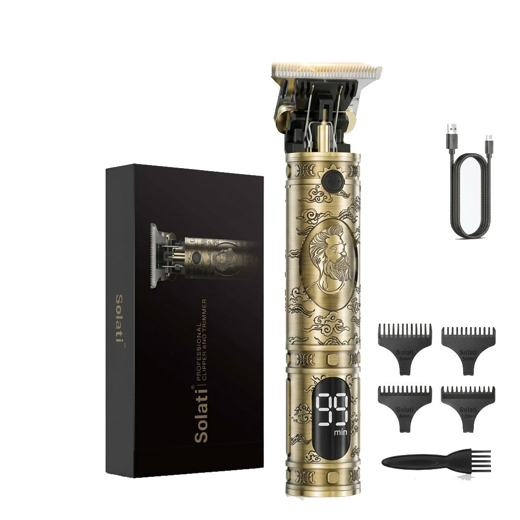 Beard Trimmer Hair Clippers for Men with LCD Display – Gift Set | Buy Online | SkinelleUK
