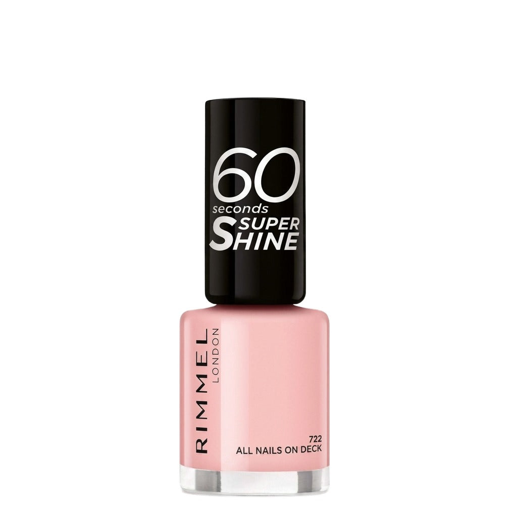 Rimmel 60 Seconds Super-Shine Nail Polish, All Nails On Deck, 8ml