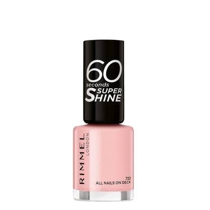 Rimmel 60 Seconds Super-Shine Nail Polish, All Nails On Deck, 8ml