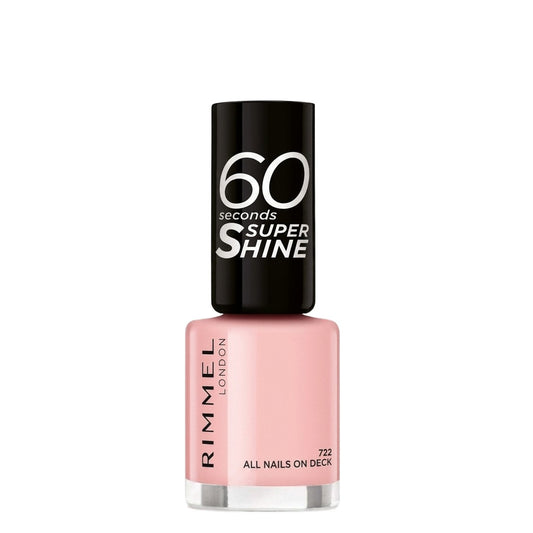 Rimmel 60 Seconds Super-Shine Nail Polish, All Nails On Deck, 8ml