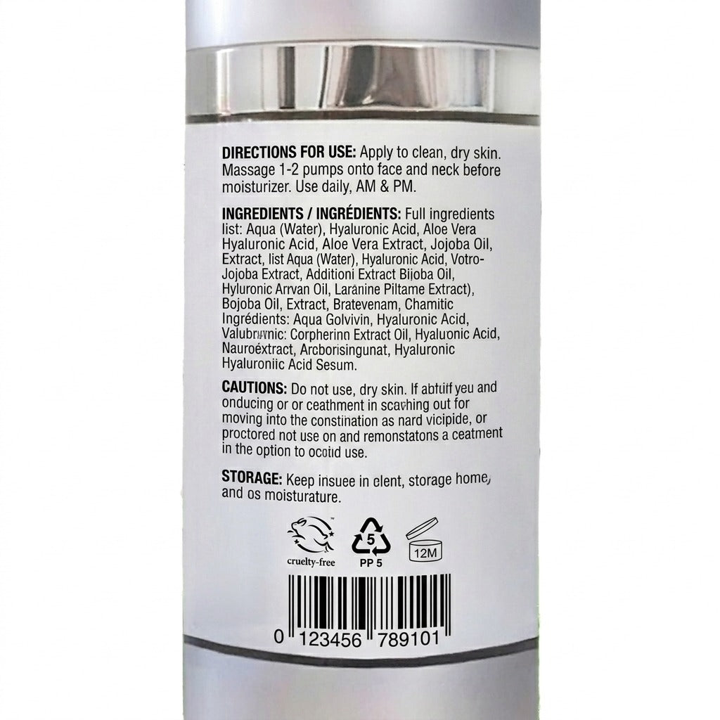 Kleem Organics Hyaluronic Acid Serum Advanced Hydration Korean Skincare by Skinelle
