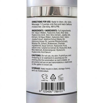 Kleem Organics Hyaluronic Acid Serum Advanced Hydration Korean Skincare by Skinelle