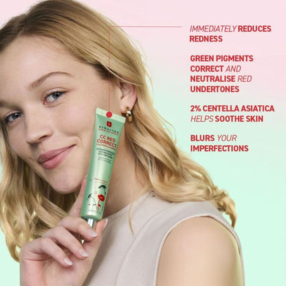 CC Red Correct with Centella Asiatica - Imperfection-Covering Complexion Perfector and Corrector