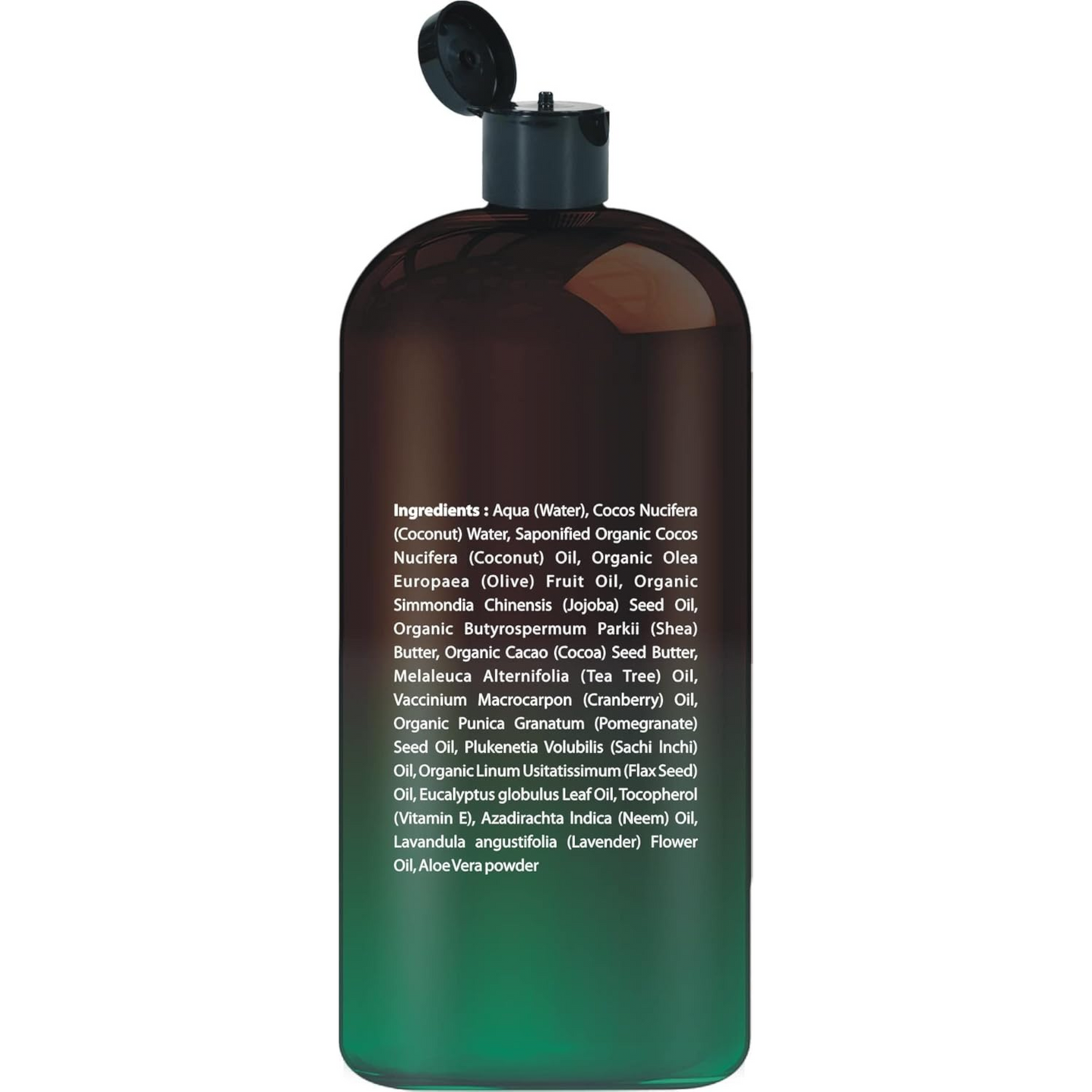 Botanic Hearth Tea Tree Body Wash 473 ml - Antifungal Cleanser with Peppermint & Sea Buckthorn, Soothes Dry Itchy Skin & Body