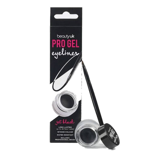 Beauty UK Cosmetics Pro Gel Eyeliner Number 1, Jet Black