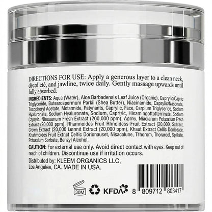 Neck Firming Cream with Panthenol & Retinol – Anti-Aging Moisturiser – 50ml | Skinelle UK | Shop US