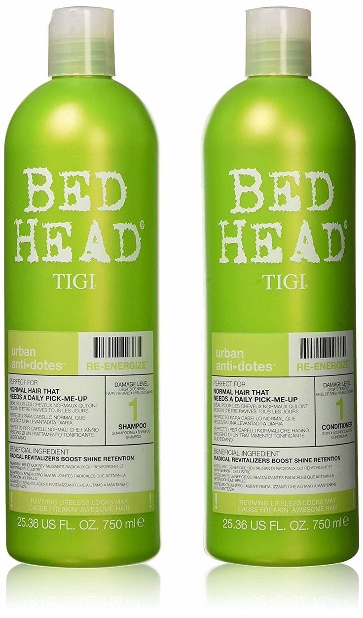 Tigi Bed Head Tween Re Energize Shampoo + Conditioner 750 ml