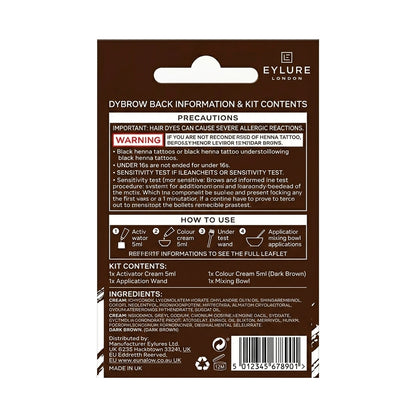 Eylure DYBROW Eyebrow Dye Kit – Dark Brown – Buy Online | SkinelleUK